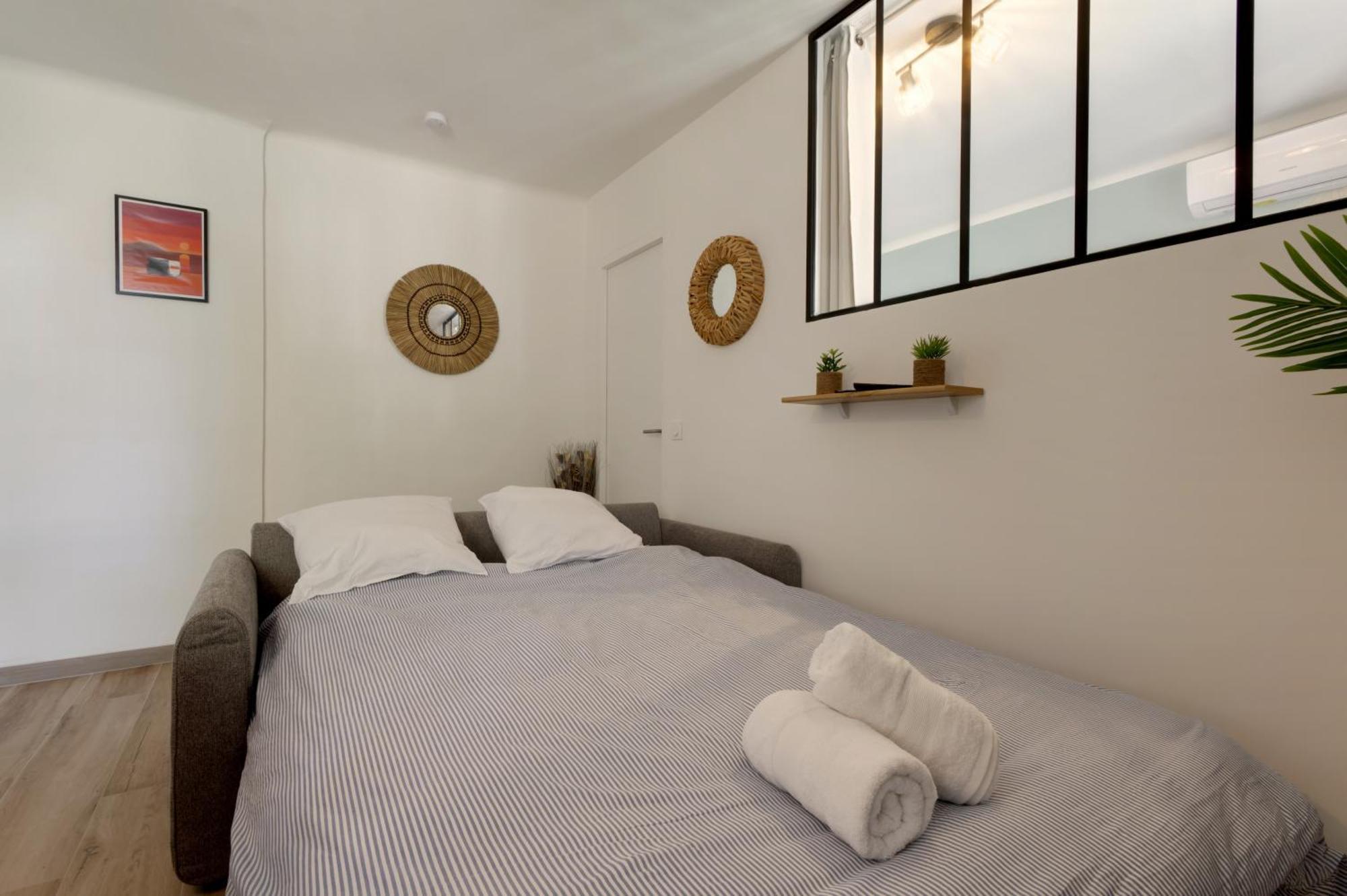 016- T2 Tropisme, Appart 1 Chambre,Clim,Wifi,Parking Montpellier Kültér fotó