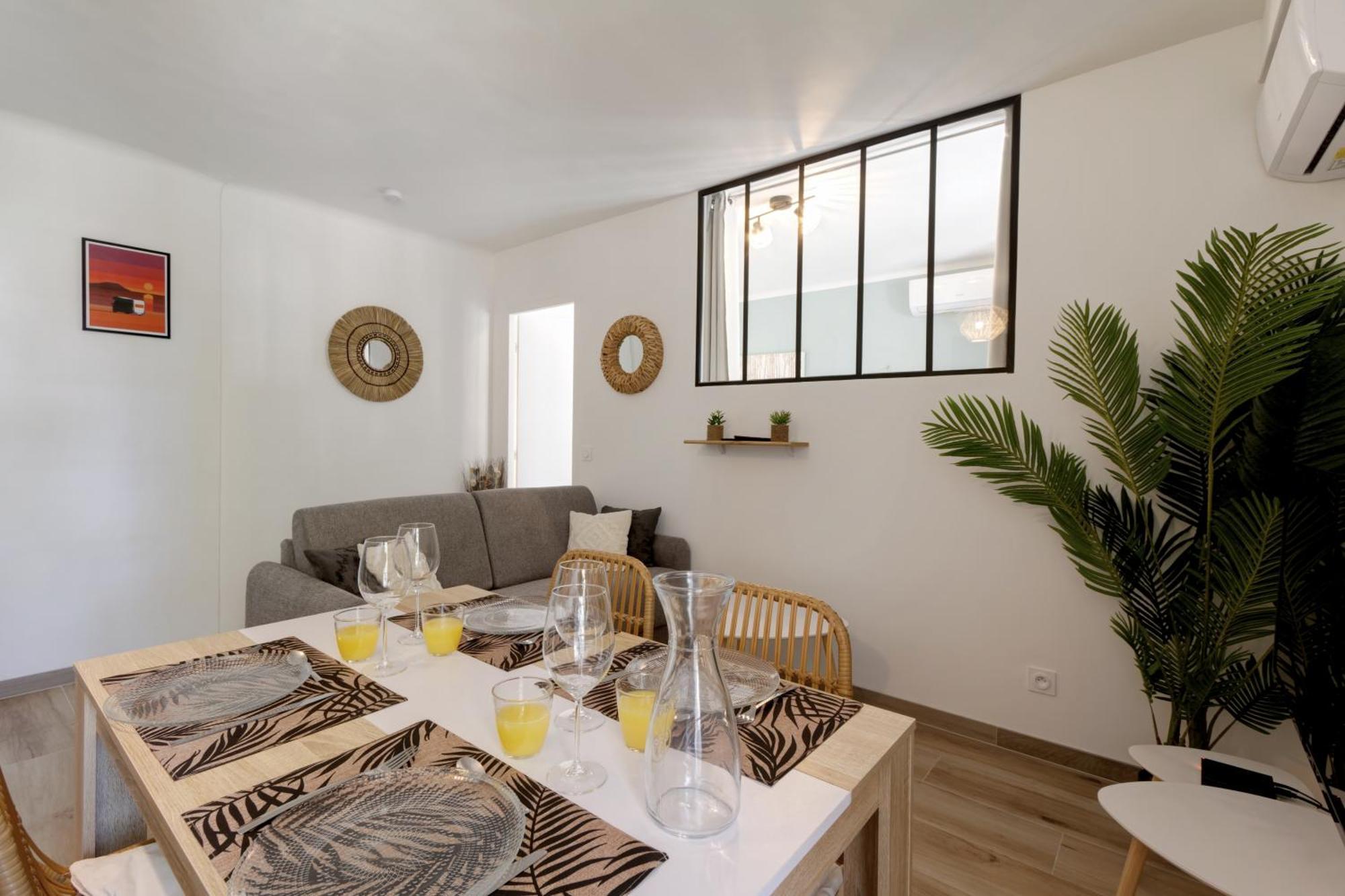 016- T2 Tropisme, Appart 1 Chambre,Clim,Wifi,Parking Montpellier Kültér fotó