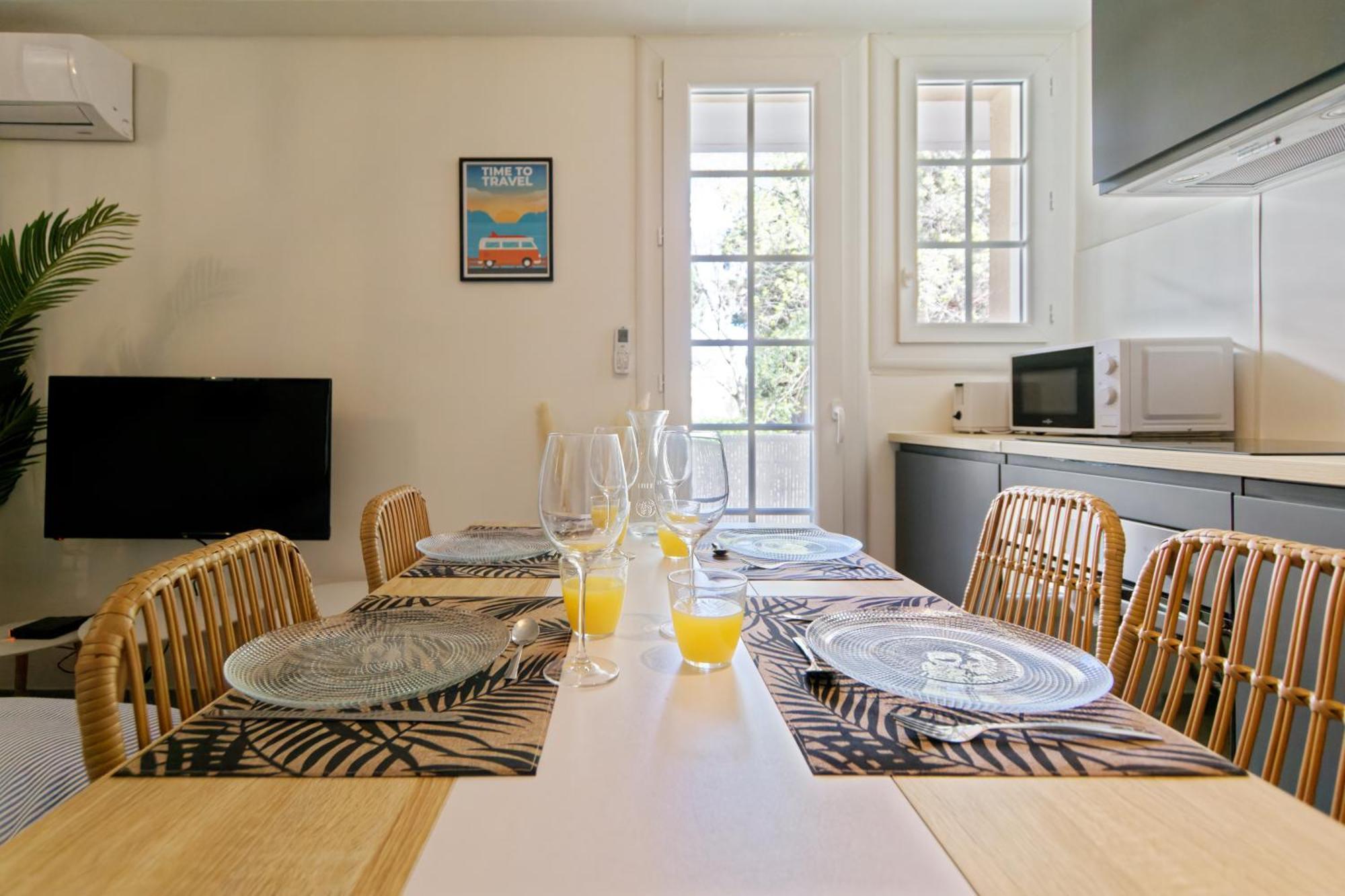 016- T2 Tropisme, Appart 1 Chambre,Clim,Wifi,Parking Montpellier Kültér fotó