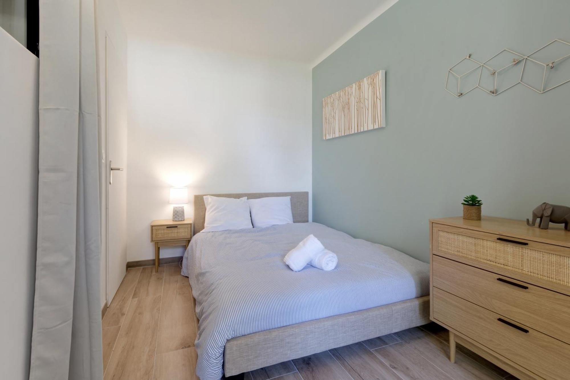 016- T2 Tropisme, Appart 1 Chambre,Clim,Wifi,Parking Montpellier Kültér fotó
