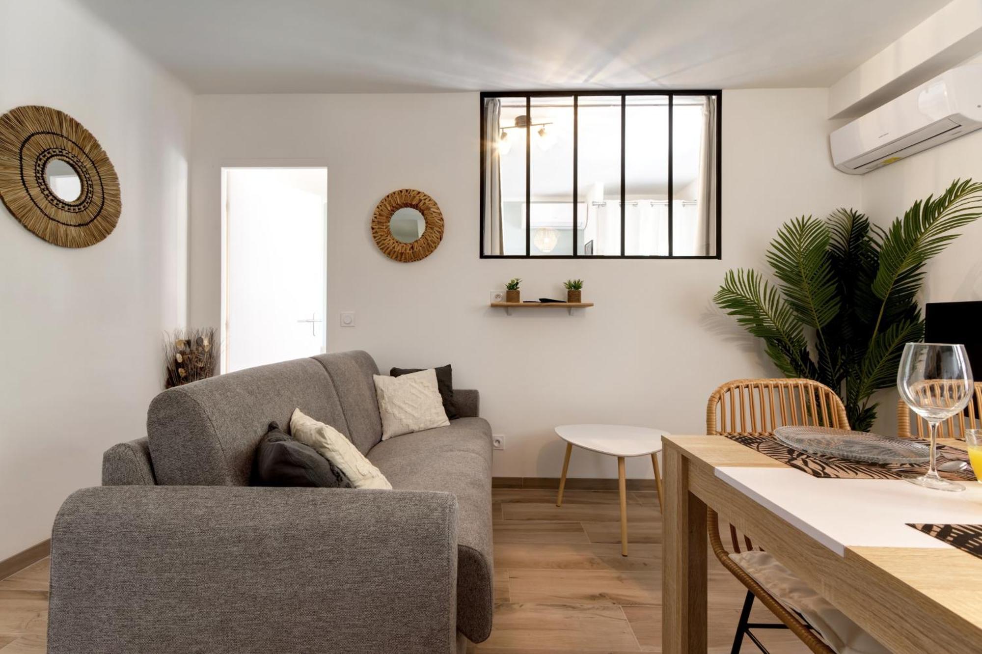 016- T2 Tropisme, Appart 1 Chambre,Clim,Wifi,Parking Montpellier Kültér fotó